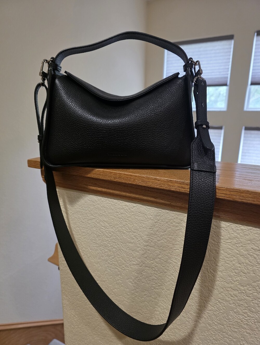 The Horse Clementine Bag, Leather, Black, Silver, Like New with Tags